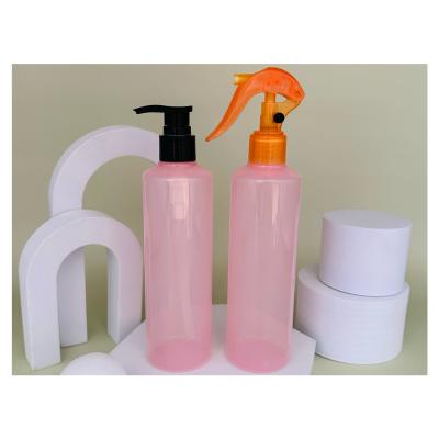 Cuidados Pessoais Industrial Popular PET rosa garrafa plástico Shampoo garrafa para condicionador de cabelo