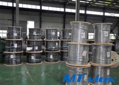 Tubulação A269/A213 enrolado de aço inoxidável de ASTM longo super sem emenda de 9,53 * de 0.89mm