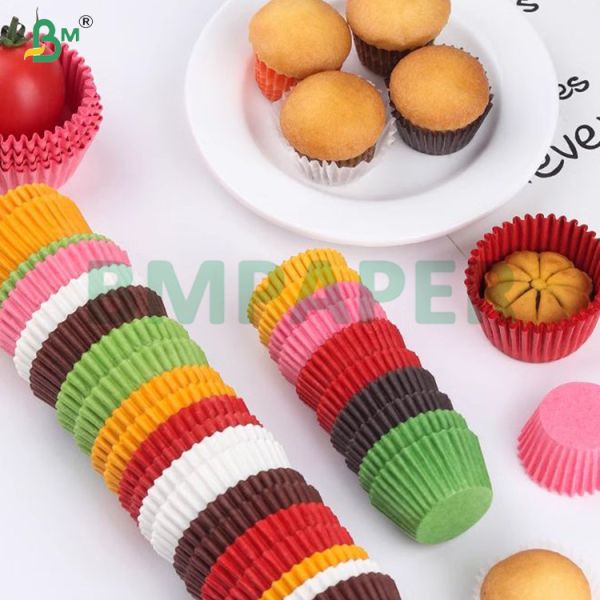 40GSM Grease And Water Resistant Muffin Liner Paper for baking cupcake