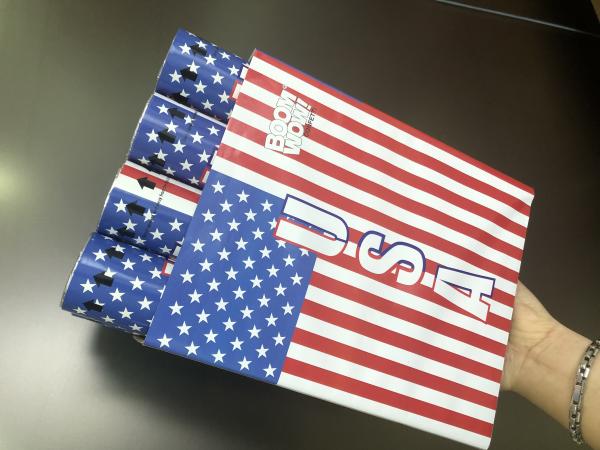 12inch Red White Blue Paper Slip Disposable Confetti Cannon