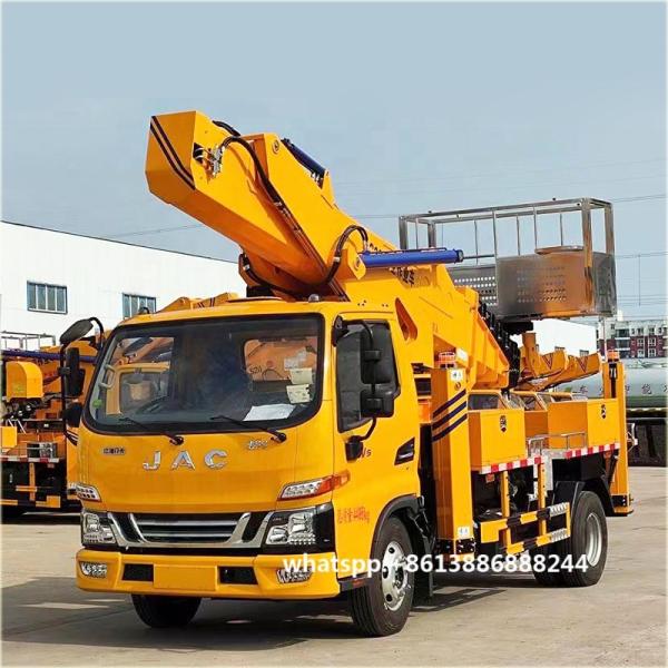 JMC 4*2 Single Row  Boom  Telescopic Arm  High-altitude Operation Platform  Truck   Lifting Machinery   Bucket  Truck
