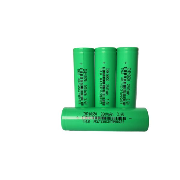 2500mah 2600mah Lithium Iron Phosphate 18650 Cell 1000 Times