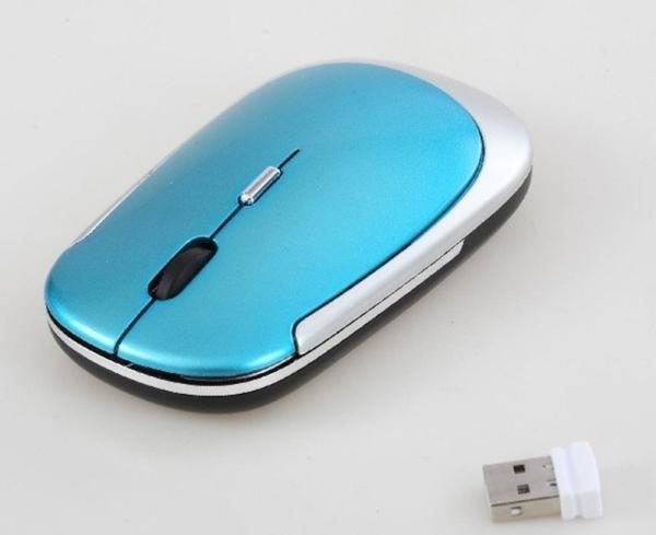 el ratón inalámbrico .with del Trackball del sensor óptico 1600DPI llevó la voluta ligera WES-M-011