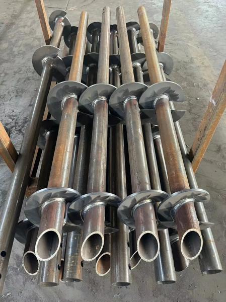 Hot Dip Galvanizing Steel Helical Screw Piles For Durable Foundations