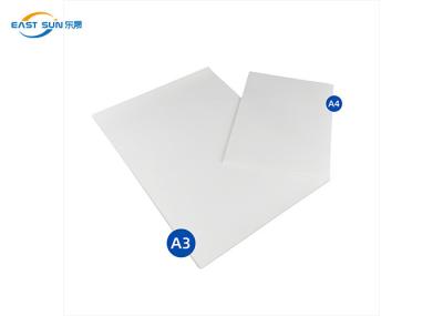 Filme dobro A3 A4 do ANIMAL DE ESTIMAÇÃO DTF do resíduo metálico dos lados para a impressão da transferência térmica