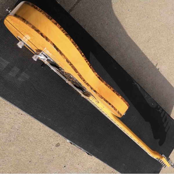Custom HAnderson Hohner Mad-cat Vintage Rare Flame Top Finish Nicer Tele Electric Guitar