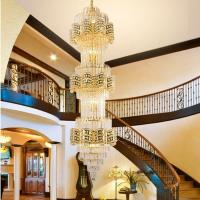 Candelabros luxuosos modernos Crystal Ceiling Lights da luz do pendente