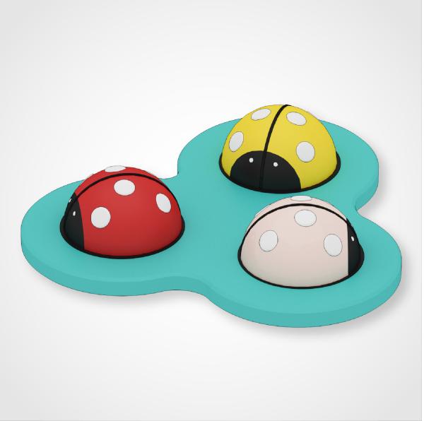 Manège rotatif électrique pour enfants avec lumières LED