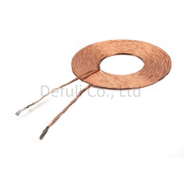 Wireless Transmission Inductive Charging Coil 23mm OD With Ferrite Sheet