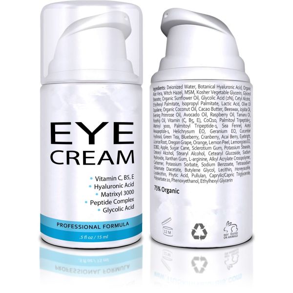 Освещающее Моистуризинг оливковое масло глаза Креам Ревитализес чувствительная кожа вокруг глаз