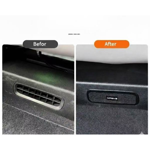 For25 Xiaopeng X9 Extended Range Edition Seat Air Conditioning Exhaust Third Row Protective Cover