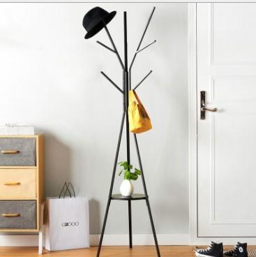 Round Tube Gold 5KG Steel Clothes Rack For Garment Display