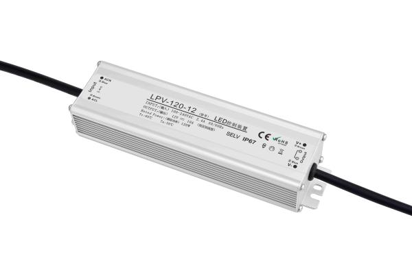 100W 120W 150W 200W 12V Alimentation LED IP67 Étanche pour Lumière LED