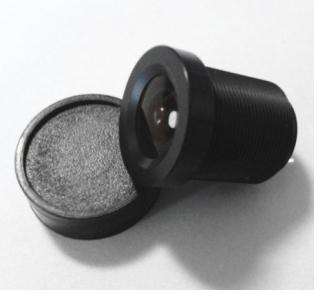 1/3” 2.5mm F2.0 M12*0.5 mount 135degree wide angle lens for 1/3 or 1/4 sensor