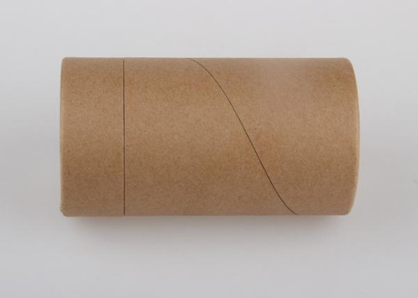 Brown High Grade Paper Cans Packaging Empty Kraft Paper Cylinder Containers For Craft