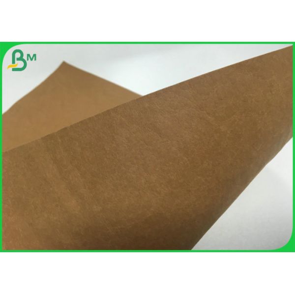 Washable And Tearable Soft Kraft Paper For Grocery Bag 0.55mm Thickness