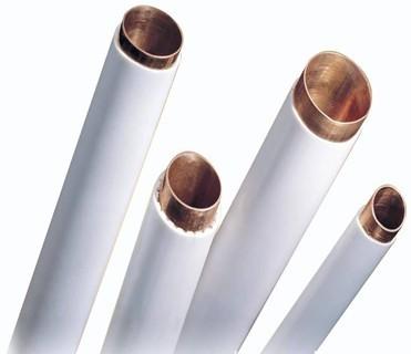 high quality PVC or Plastic coated copper hose, multicolor on the PVC, thick copper hose