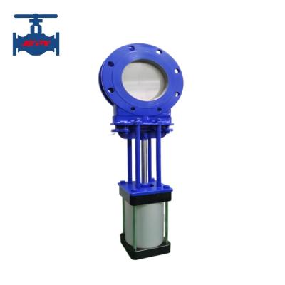 Pneumatic Electric Actuator Knife Gate Valve Cast Steel Class150 ANSI