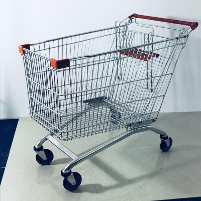 Grande capacidade 180 do shopping litros de trole da compra