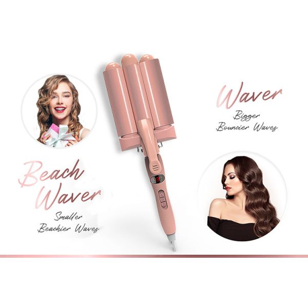 78W Curler волос 3 бочонков уменьшить Frizz и повреждают подгонянный цвет