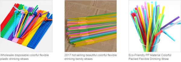 PP plastic red and white stripe straight drinking straw,manufacturer wholesale cheap custom disposable clear PP plastic