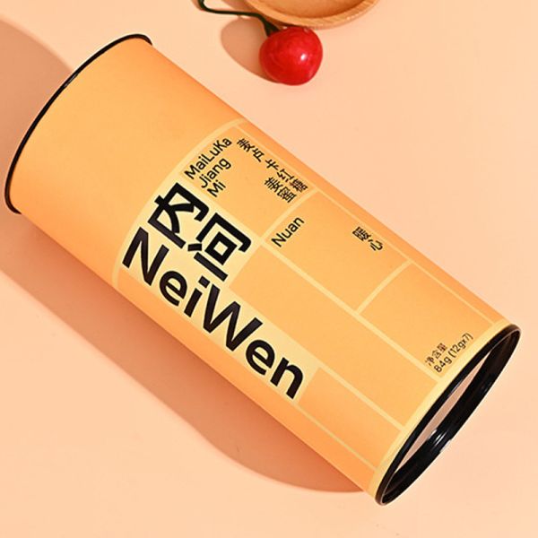 Recyclable бумажная трубка чая упаковывая коробку косметического цилиндра банки упаковывая