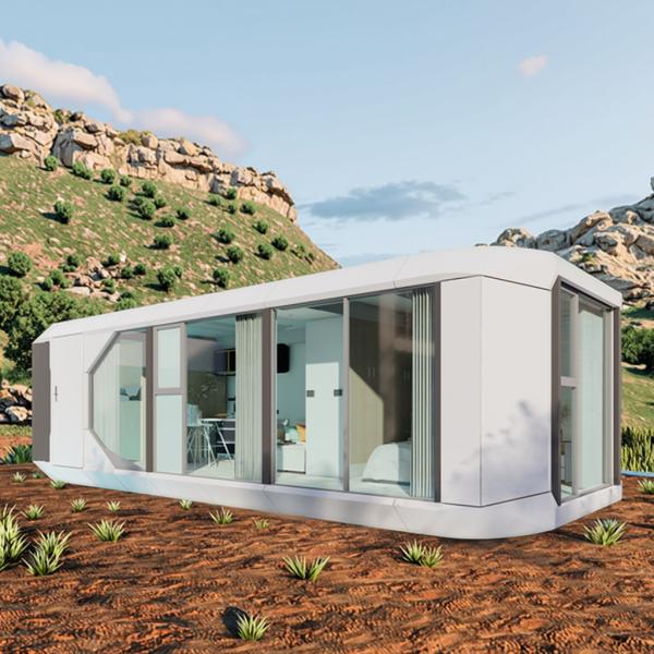 Services personnalisés personnalisés maison capsule intelligente pour les bâtiments préfabriqués intelligents