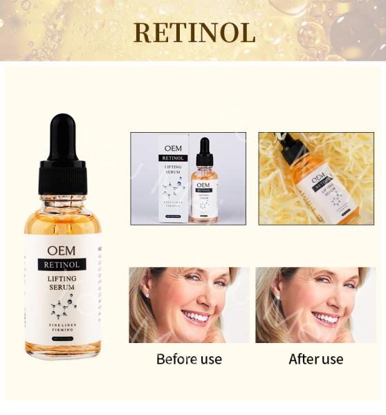 Organic Face Vitamin C Hyaluronic Acid Peptide Serum Cream Anti Wrinkle ODM