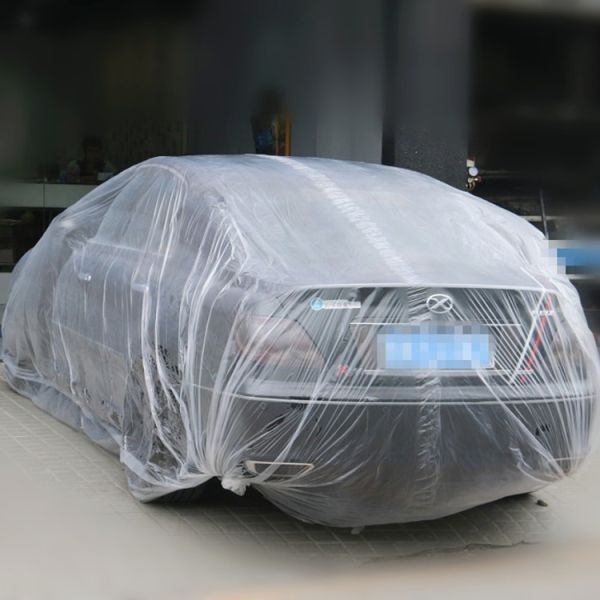 Car Protective Film Manufacturer Auto Paint Pre Taped Masking Film Painters Plastic Sheeting Roll with Masking Tape