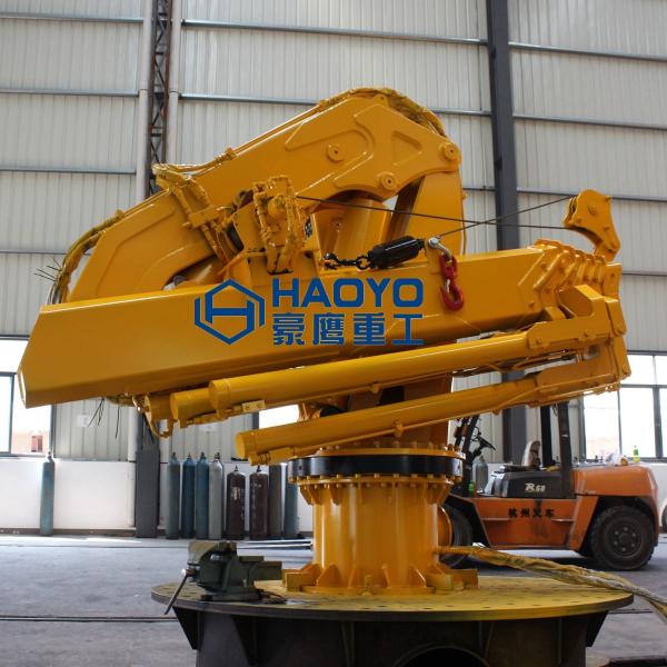 China Good Quality Knuckle Boom Marine Crane Ship Deck Crane for sale