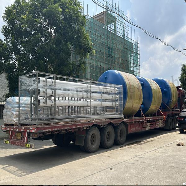 Sistema de agua purificada RO de 30T con ablandador de agua de 80T