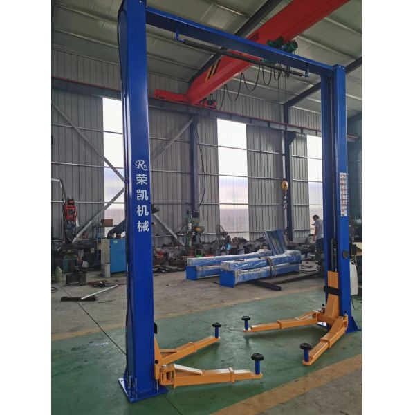 10000lbs Clear Floor Two Post Car Lifts 4500kg Ganty Car Lifter Machine Floor Plate 2 Post Lift
