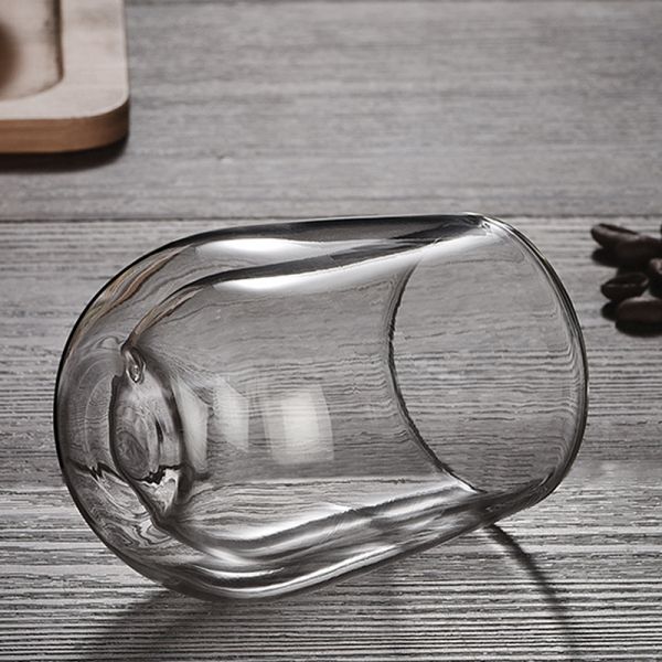 Изолированная 180мл/250мл стеклянная чашка, теплостойкие двойные кофейные чашки стены