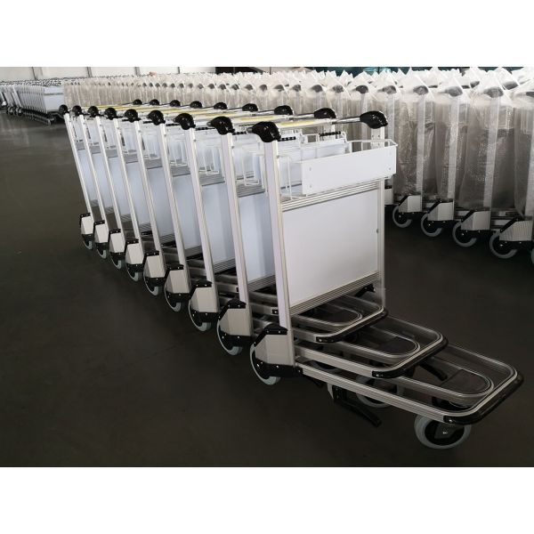 3 колеса аэропорт багажная тележка PVC ручка Алюминиевый сплав