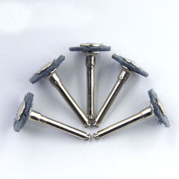 Pointed Prophy Brushes Dental Flat Head Wheel Abrasive Fiber Silicon Carbide