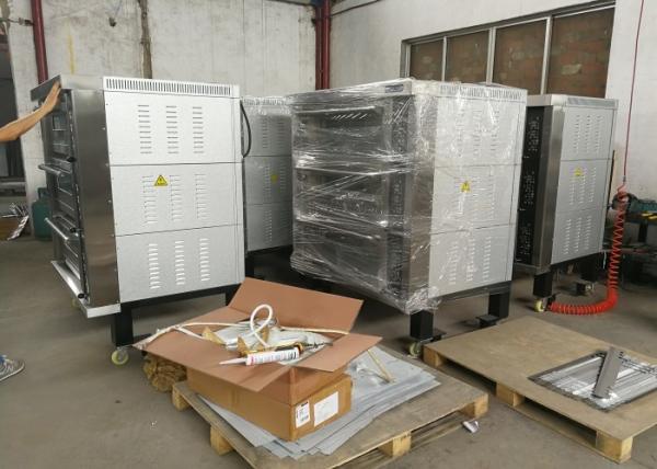 Single Deck Commercial Cake Baking Equipment Five Trays High Heating Efficiency