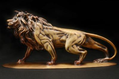 Outdoor Large Metal Lion Sculpture Garden Cast Bronze Sculpture For Park Decoration