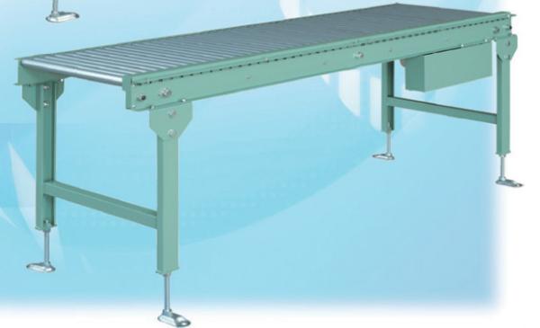 L Shape Carbon Steel 9M Chain Driven Live Roller Conveyor
