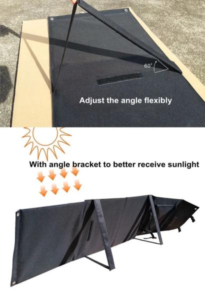 18V 100w Foldable Solar Panel For Solar Camping Solar Panel System