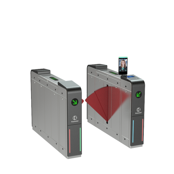 Wing Barrier Visitor Management Turnstile QR Code Access Control  Office Building