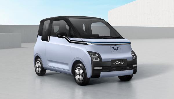 Novos mini carros elétricos Wuling Air ev RHD Air EV vem com motor elétrico de 30/50 kW 200/300km RANGES