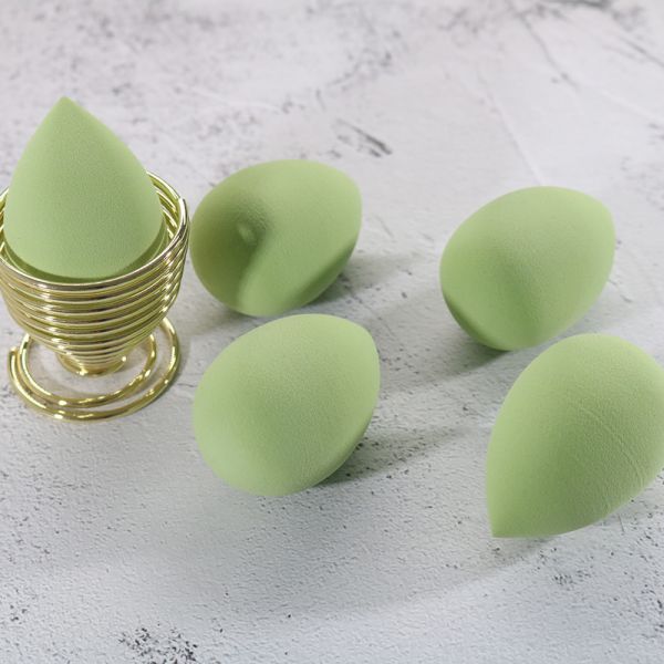 New Green Girl Makeup Sponge Puff Egg Face Concealer Cosmetic Powder Make Up Blender Sponge Tools DX75