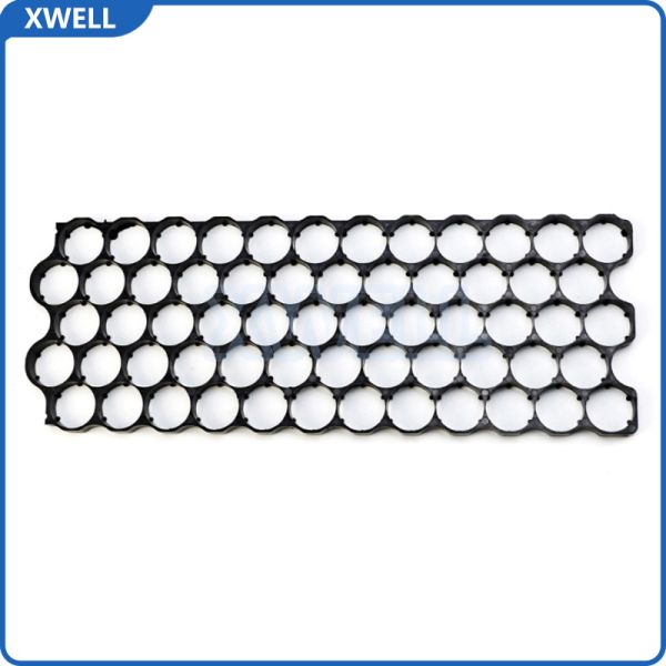 Premium 18650 Lithium Battery Offset One-Piece Holder, Non-Disassemblable, 19.2mm Cell Center Spacing