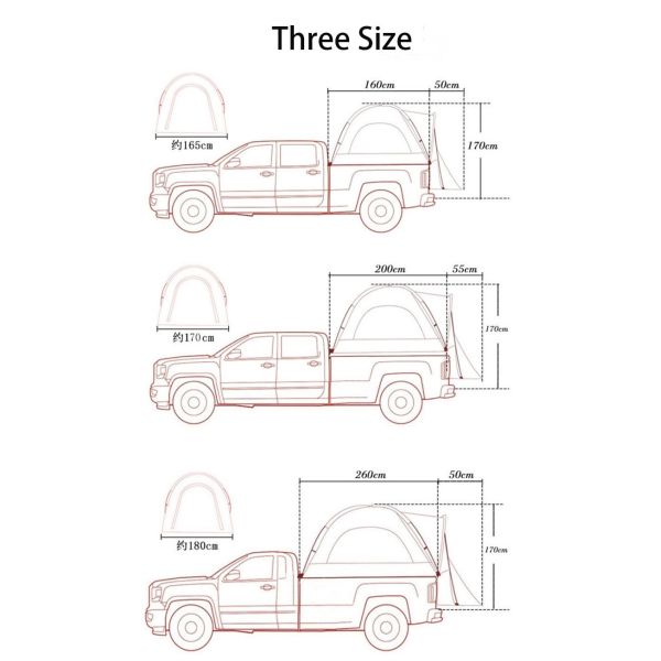 Крыши автомобиля раковины грузового пикапа туриста человека портативной машинки 2-3 поставки фабрики шатер трудной верхний для рыбной ловли