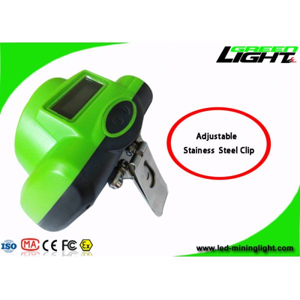 Super Light Cordless Mining Lights 13000lux With Adjustble Stainness Steel Clip