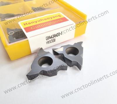 GBA43R400-T HYX308 Insert de rainure non standard pour l'usinage de finition de haute précision des dispositifs médicaux