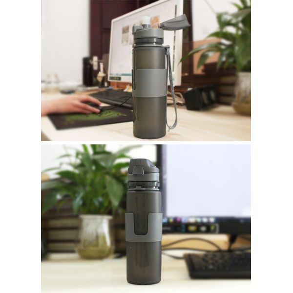 650ML Lightweight Collapsible Silicone Water Bottle