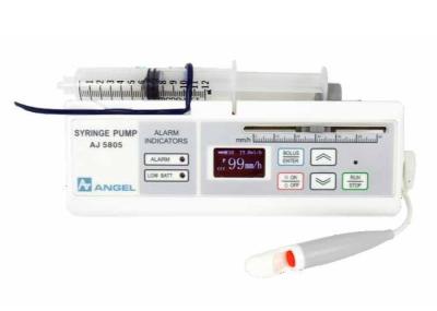 Medical Portable Single - Use Syringe Pump Infusion Rate 1~99mm / hr Using 3 AA Batteries