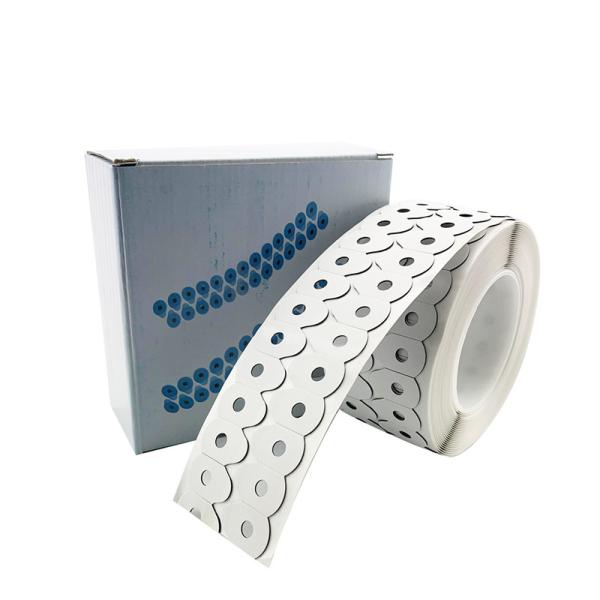 Dark Blue Optical Lens Hydrophobic Lens Edge Blocking Pads, 18 * 29mm, 1000pcs/roll
