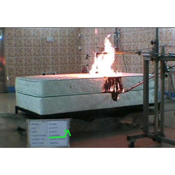 Appareil d'essai d'inflammabilité des matelas CFR 1633, machine d'essai d'inflammabilité des meubles rembourrés TB 603